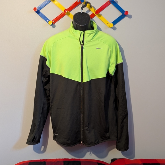 Nike Other - Nike Men's Black and Green Jacket
